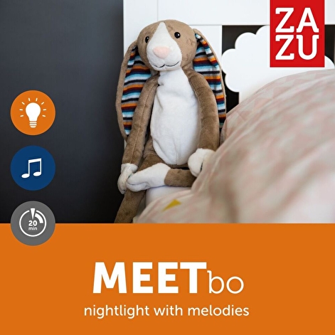 Нічник з мелодіями і світлом BO (Кролик) Zazu - lebebe-boutique - 2
