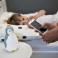 Тренер сну, Світильник-нічник з блютузом і авто відключенням - пінгвін PAM (синій) - lebebe-boutique - 10
