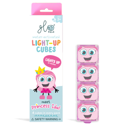 Набір світлових кубиків Glo Pals Принцеса Іда (рожевий), 4 шт.