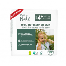 Органічні підгузники Eco by Naty Розмір 4+ (від 9 до 20 кг) 42 шт