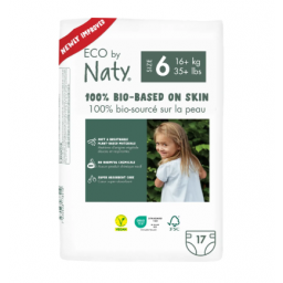 Органічні підгузники Eco by Naty Розмір 6 (16 кг) 17 шт
