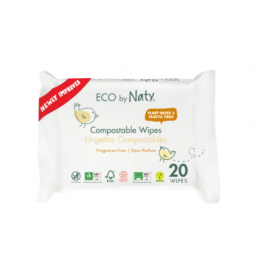 Органические салфетки Eco by Naty без запаха для путешествий, 20 шт.