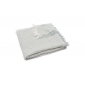 Колискова муслінова ковдра Jollein Fringe Stripe 75×100, морська зелень GOTS - lebebe-boutique - 4