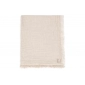 Колискова муслінова ковдра Jollein Fringe Stripe 75×100, бісквіт GOTS