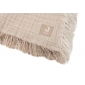 Колискова муслінова ковдра Jollein Fringe Stripe 75×100, бісквіт GOTS - lebebe-boutique - 3