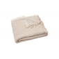 Колискова муслінова ковдра Jollein Fringe Stripe 75×100, бісквіт GOTS - lebebe-boutique - 4