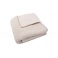 Колискова ковдра Jollein Check Knit 75×100, вівсяна/teddy fleece - lebebe-boutique - 2