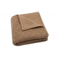Колискова ковдра Jollein Check Knit 75×100, бісквіт/teddy fleece - lebebe-boutique - 2