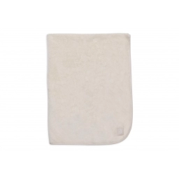 Колискова двостороння ковдра Jollein Sherpa/Jersey 75×100, вівсяна