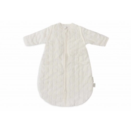 Спальний мішок Jollein зі знімними рукавами 60 см, Miffy Jacquard, айворі