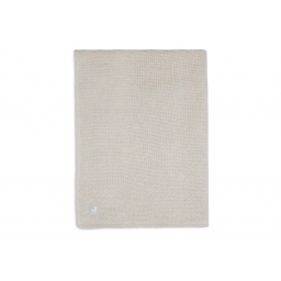 Колискова в’язана ковдра Jollein Basic Knit 75×100, нуга/корал фліс