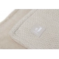 Колискова в’язана ковдра Jollein Basic Knit 75×100, нуга/корал фліс - lebebe-boutique - 3
