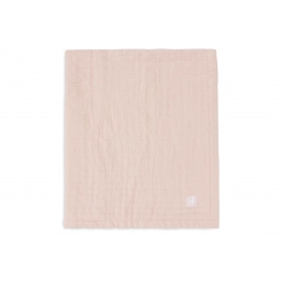 Дитяча муслінова ковдра Jollein жакард 100×150, дикий троянда GOTS