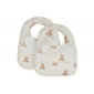 Нагрудник Jollein Waterproof, Teddy Bear (2pack), 2 шт.