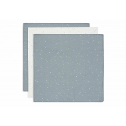 Муслінові пелюшки Jollein 70×70 Twinkling, морська зелень, 3 шт.