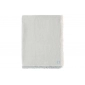 Дитяча муслінова ковдра Jollein 120×120 см, Fringe Stripe морська зелень GOTS