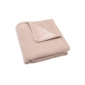 Колискова в’язана ковдра Jollein Basic Knit 75×100, дикий троянда/фліс