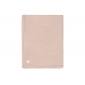 Колискова в’язана ковдра Jollein Basic Knit 75×100, дикий троянда/фліс - lebebe-boutique - 4