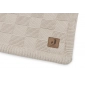 Колискова ковдра Jollein 75×100 см, Box Knit теплий пісок/Velvet GOTS - lebebe-boutique - 3