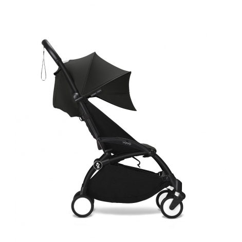 Комплект кольоровий Stokke® YOYO® 6+ (капюшон та дод. м'яка вкладка), кол.чорний (Black) - lebebe-boutique - 8