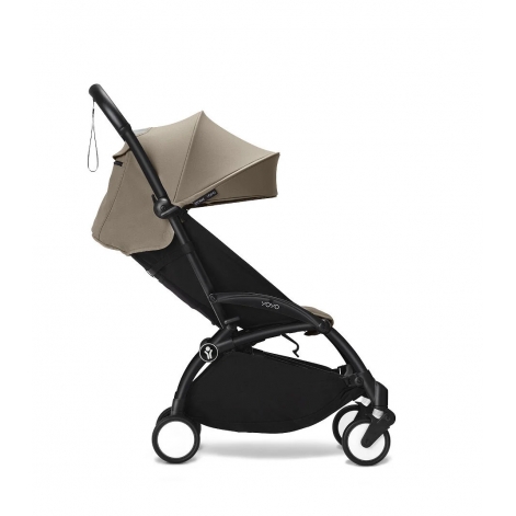 Комплект кольоровий Stokke® YOYO® 6+ (капюшон та дод. м'яка вкладка), кол.бежевий (Taupe) - lebebe-boutique - 10