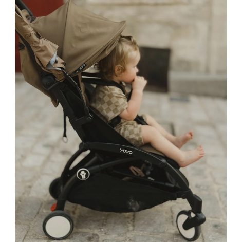 Комплект кольоровий Stokke® YOYO® 6+ (капюшон та дод. м'яка вкладка), кол.карамельний (Toffee) - lebebe-boutique - 12