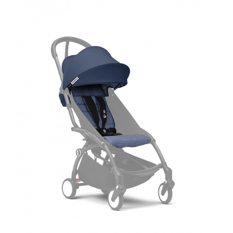 Комплект кольоровий Stokke® YOYO® 6+ (капюшон та дод. м'яка вкладка), кол.синій (Air France Blue)
