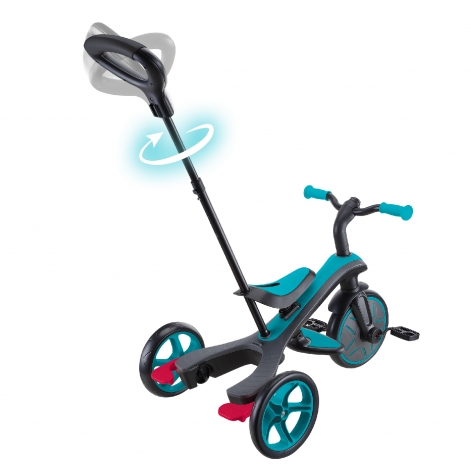 Велосипед детский GLOBBER серии EXPLORER TRIKE 4в1, бирюзовый, до 20кг, 3 колеса - lebebe-boutique - 6