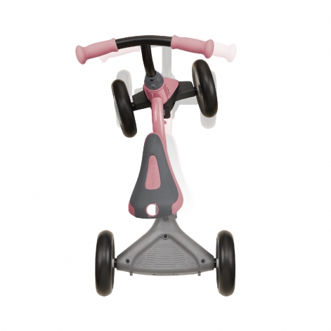 Беговел детский GLOBBER серии LEARNING BIKE 3в1 DELUXE, пастельно-розовый, до 20кг, 4 колеса - lebebe-boutique - 13