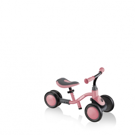 Беговел детский GLOBBER серии LEARNING BIKE 3в1 DELUXE, пастельно-розовый, до 20кг, 4 колеса - lebebe-boutique - 9