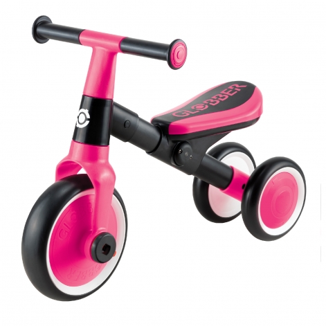 Велосипед детский GLOBBER серии LEARNING TRIKE 2в1, фуксия, до 20кг, 3 колеса - lebebe-boutique - 5