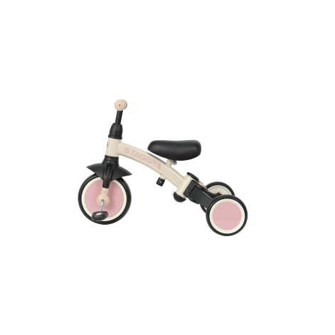 Велосипед с ручкой - биговел Stager 3в1 Beige-Pink - lebebe-boutique - 4