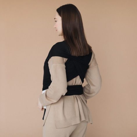Слинг-шарф - Нуар (100% модал) Love & Carry - lebebe-boutique - 3