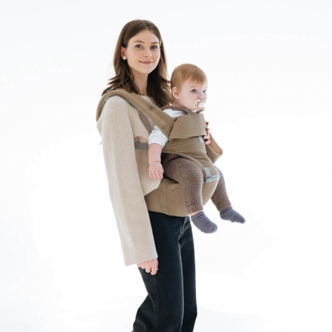 Переноска детская Хипсит 6 в 1 - Темно-бежевый Love & Carry - lebebe-boutique - 3