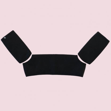 Слюнявчики для хипсита - черные Love & Carry - lebebe-boutique - 2
