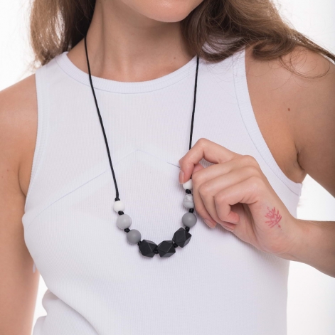 Силиконовые бусы-прорезыватели - Монохром Love & Carry - lebebe-boutique - 2