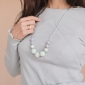 Силиконовые бусы-прорезыватели - мята Love & Carry - lebebe-boutique - 4