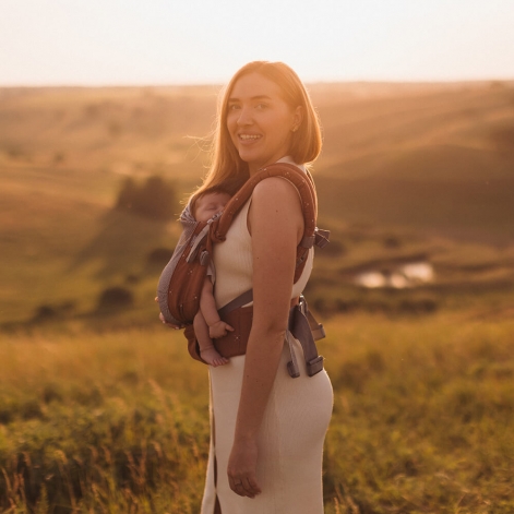 Эрго-рюкзак ONE Organic - Карамель Love & Carry - lebebe-boutique - 5