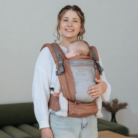 Эрго-рюкзак ONE Organic - Карамель Love & Carry - lebebe-boutique - 2