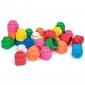 Игрушка конструктор Clementoni "Soft Blocks in Bag", серия "Soft Clemmy", 24 деталей - lebebe-boutique - 2