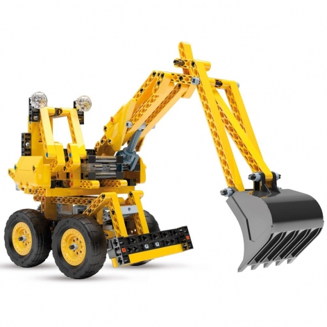 Конструктор 10 в 1 Clementoni "Bulldozer", серия "Science & Play", 200 деталей - lebebe-boutique - 6