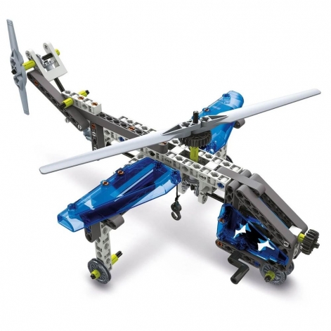 Конструктор 10 в 1 Clementoni "Aeroplanes & Helicopters", серия "Science & Play", 200 деталей - lebebe-boutique - 3