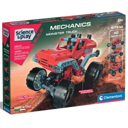 Конструктор 10 в 1 Clementoni "Monster Truck", серия "Science & Play", 200 деталей
