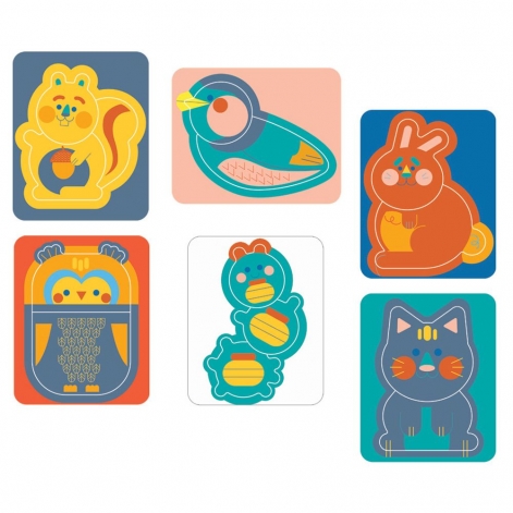 Настольная игра-пазл Clementoni "Cute Animals" - lebebe-boutique - 5