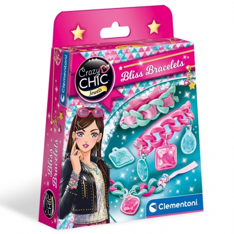 Набір для творчості Clementoni "Bliss Bracelets", серія "Crazy Chic"
