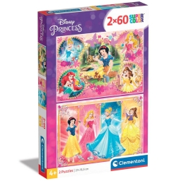 Пазл 2 в 1 Clementoni "Princess", 2 по 60 елементів