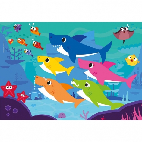 Пазл 3 в 1 Clementoni "Baby Shark", 3 по 48 элементов - lebebe-boutique - 3