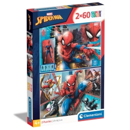 Пазл 2 в 1 Clementoni "Spider-Man", 2 по 60 элементов