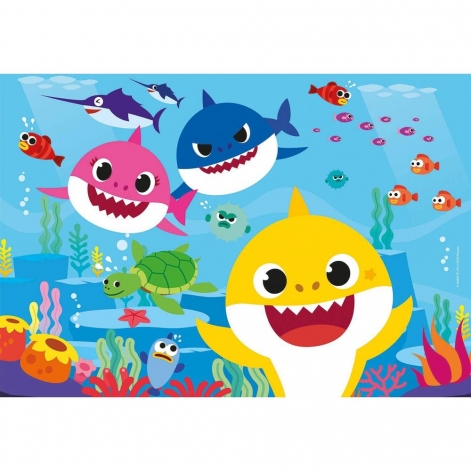 Пазл 3 в 1 Clementoni "Baby Shark", 3 по 48 элементов - lebebe-boutique - 5