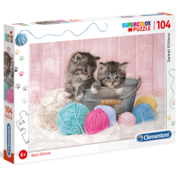 Пазл Clementoni "Sweet Kittens", 104 элемента